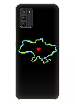 Чехол на Nokia C210 для патриотов Украины - Love Ukraine