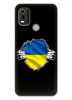 Чехол на Nokia C21 Plus для сильного духом народа Украины