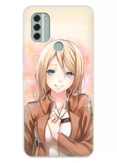 Nokia C31 чехол - Атака на титанов Attack on Titan прекрасная Армин Арлерт
