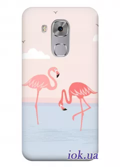 Чехол для Huawei Nova Plus - Фламинго
