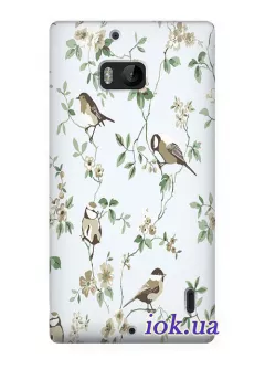 Чехол для Nokia Lumia 930 - Весенние птички 
