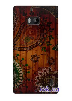 Чехол для Nokia Lumia 930 - Деревянные завитки
