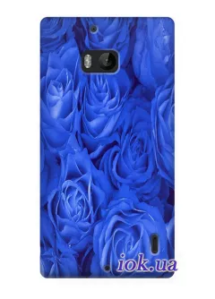Чехол для Nokia Lumia 930 - Синие розы 