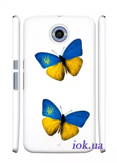 Чехол для Nexus 6 - Бабочки