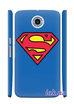 Чехол для Nexus 6 - Superman