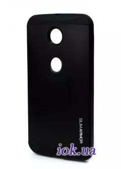 Противоударный чехол Spigen Armored для Motorola Nexus 6, черный