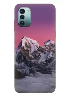 Чехол для Nokia G11 из качественного силикона - Чарующие горы