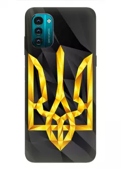 Чехол на Nokia G21 с геометрическим гербом Украины