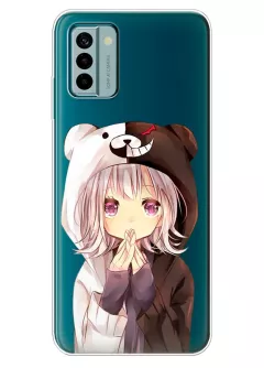 Nokia G22 чехол силиконовый прозрачный - Кеко Киригири и Монокума