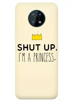 Nokia G50 силиконовый чехол с картинкой - I'm a princess