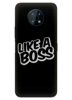 Nokia G50 силиконовый чехол с картинкой - Like a boss