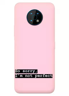 Nokia G50 силиконовый чехол с картинкой - So Sorry