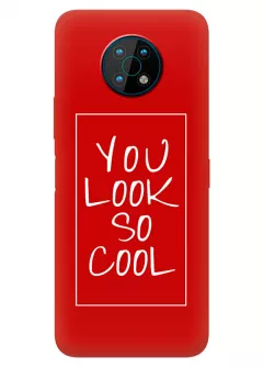 Nokia G50 силиконовый чехол с картинкой - You look so cool