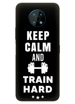 Nokia G50 силиконовый чехол с картинкой - Train Нard