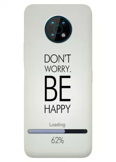 Nokia G50 силиконовый чехол с картинкой - Будь счастлив