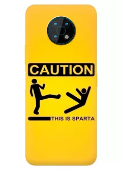 Nokia G50 силиконовый чехол с картинкой - This is Sparta
