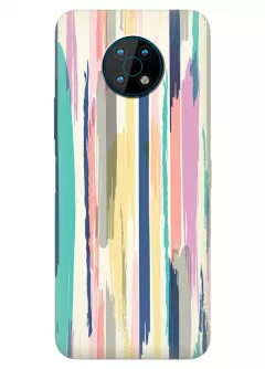 Nokia G50 силиконовый чехол с картинкой - Цветные мазки