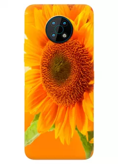Nokia G50 силиконовый чехол с картинкой - Цветок солнца