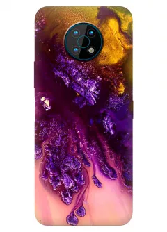 Nokia G50 силиконовый чехол с картинкой - Эксклюзивный опал