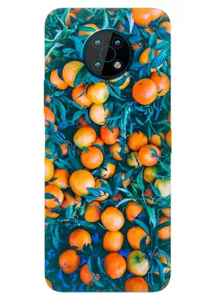 Nokia G50 силиконовый чехол с картинкой - Мандарины