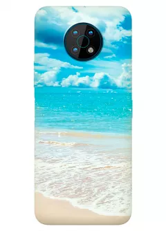 Nokia G50 силиконовый чехол с картинкой - Морской пляж