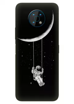 Nokia G50 силиконовый чехол с картинкой - Качеля на луне