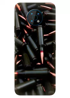 Nokia G50 силиконовый чехол с картинкой - Патроны