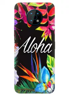 Чехол для Nokia G50 с картинкой - Aloha Flowers