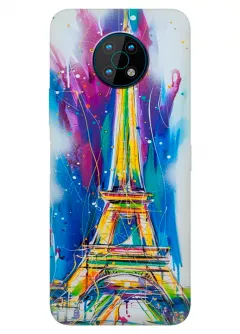 Nokia G50 силиконовый чехол с картинкой - Отдых в Париже