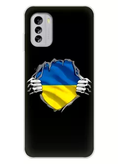 Чехол на Nokia G60 5G для сильного духом народа Украины
