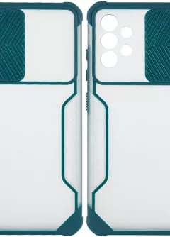 Чехол Camshield matte Ease TPU со шторкой для Samsung Galaxy A32 4G, Зеленый