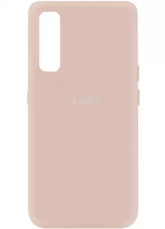 Чехол Silicone Cover My Color Full Protective (A) для Oppo Reno 3 Pro, Розовый / Pink Sand