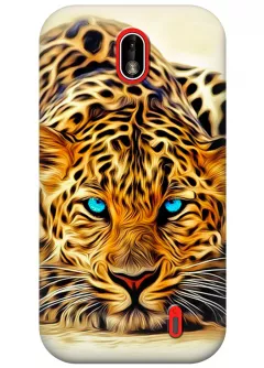 Чехол для Nokia 1 - Леопард