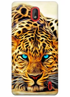 Чехол для Nokia 1 Plus - Леопард