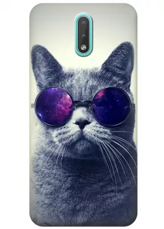 Чехол для Nokia 2.3 - Кот в очках