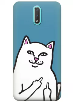 Чехол для Nokia 2.3 - Кот с факами