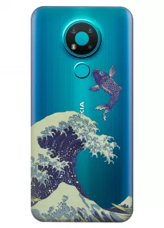 Чехол для Nokia 3.4 - Волна в Канагаве