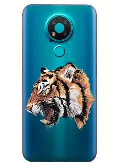 Чехол для Nokia 3.4 - Тигр