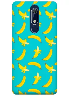 Чехол для Nokia 5.1 - Бананы