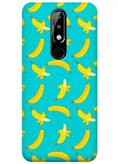 Чехол для Nokia 5.1 Plus - Бананы