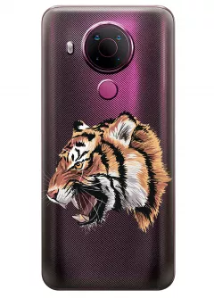Чехол для Nokia 5.4 - Тигр