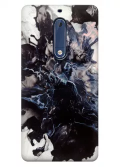 Чехол для Nokia 5 - Взрыв мрамора