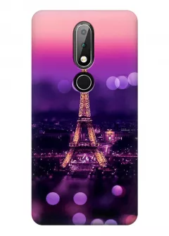 Чехол для Nokia 6.1 Plus - Романтичный Париж