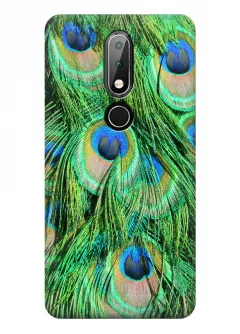 Чехол для Nokia 6.1 Plus - Peacock