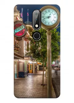 Чехол для Nokia 6.1 Plus - Ночная улица
