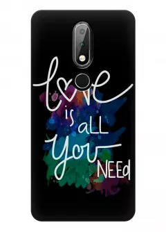 Чехол для Nokia 6.1 Plus - I need Love