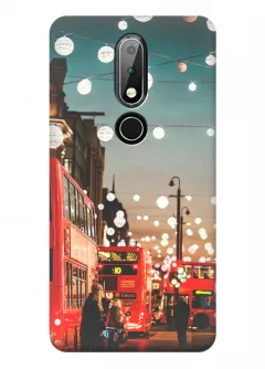 Чехол для Nokia 6.1 Plus - Вечерний Лондон