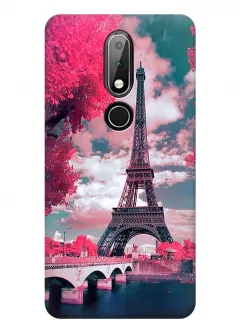 Чехол для Nokia 6.1 Plus - Весенний Париж