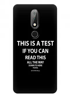 Чехол для Nokia 6.1 Plus - Тест