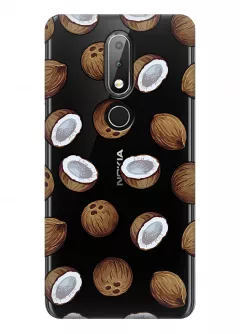 Чехол для Nokia 6.1 Plus - Coconuts